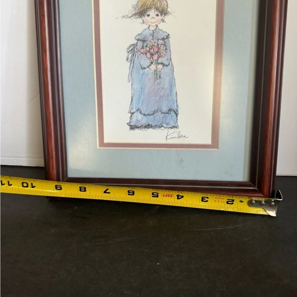 Arthur A. Kaplan Co. Girl Framed Litho Print